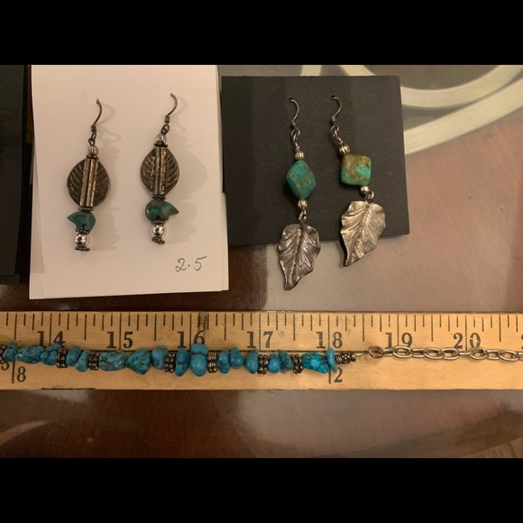 Turquoise Tear Drop necklaces - Picture 5 of 13